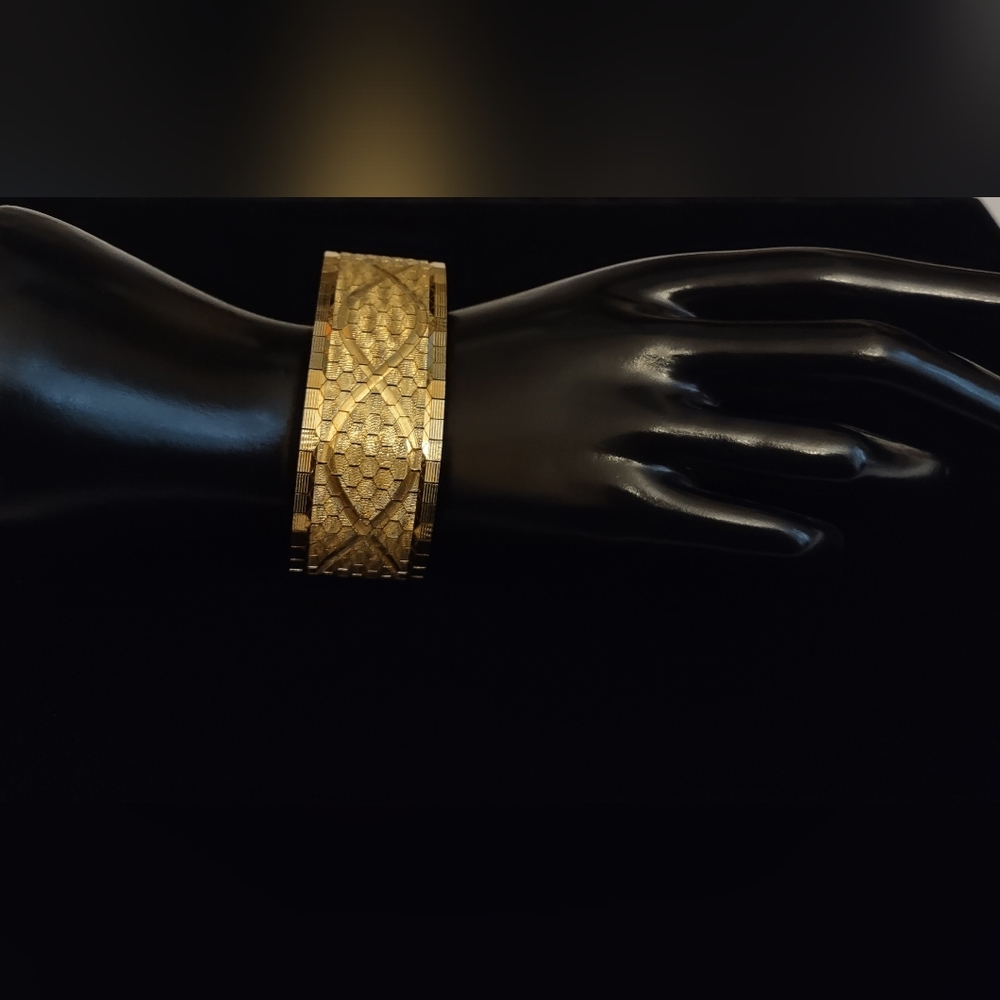 Vintage Italian Gold-Plated Bracelet